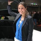 Schönes Girl auf CeBIT