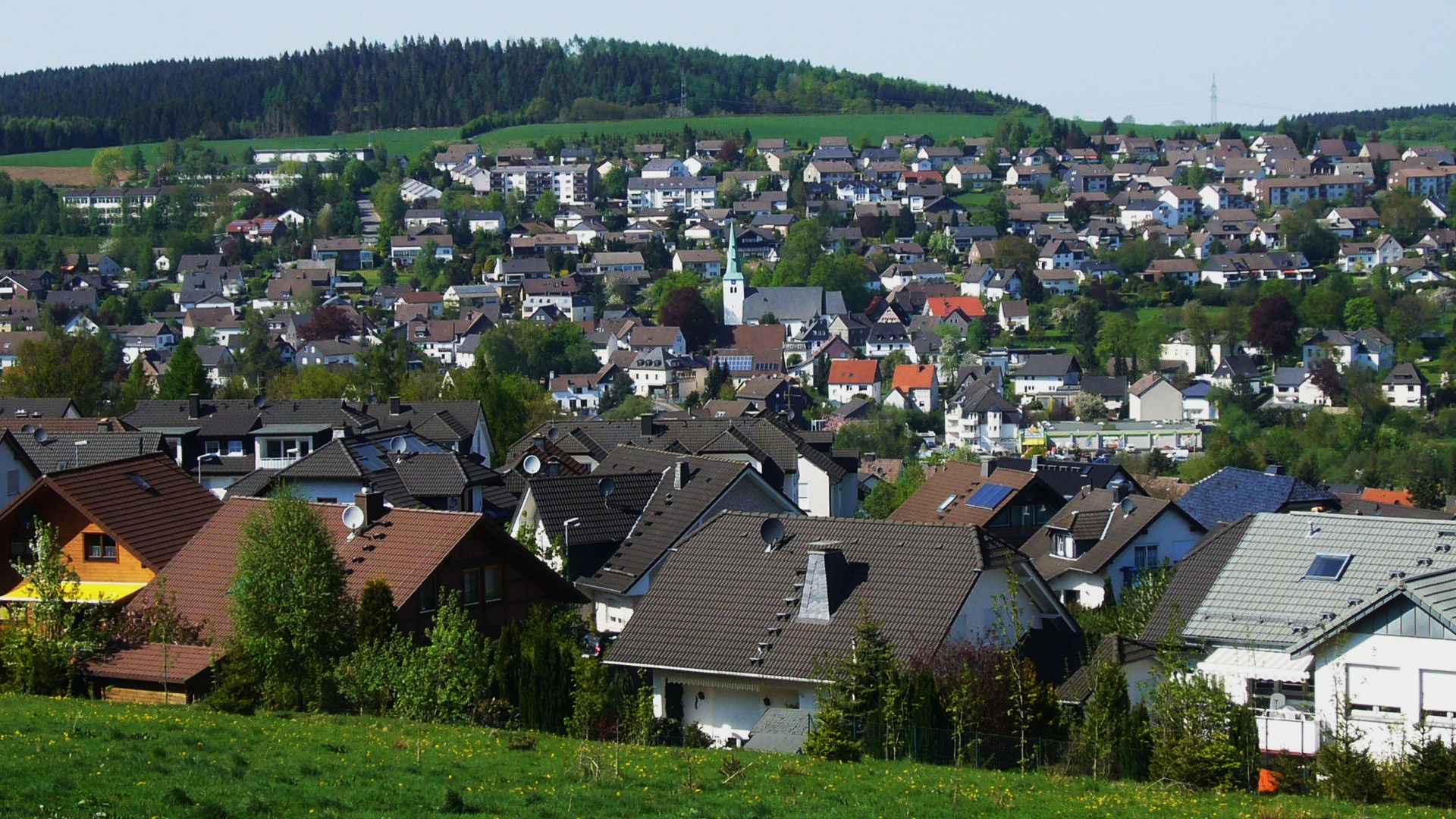 Schönes Herscheid, Ansicht gegen Rahlenberg