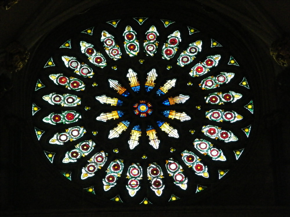 Schönes Kirchenfenster aus dem York Minster