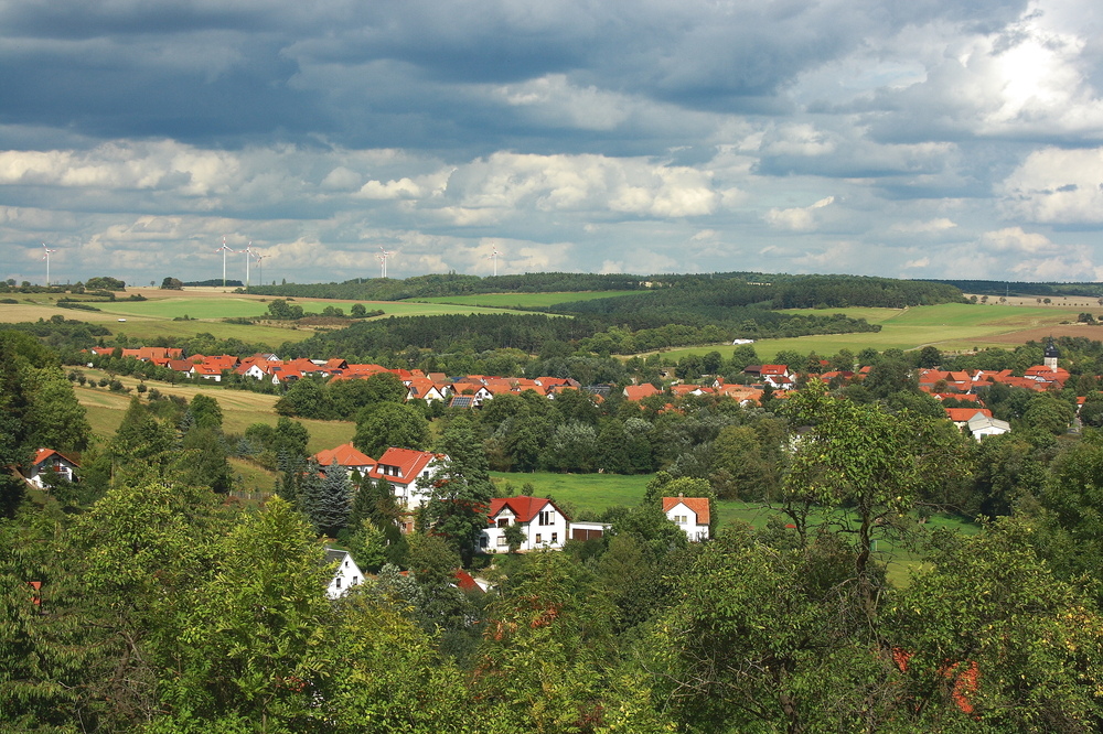 schönes kleines Dorf