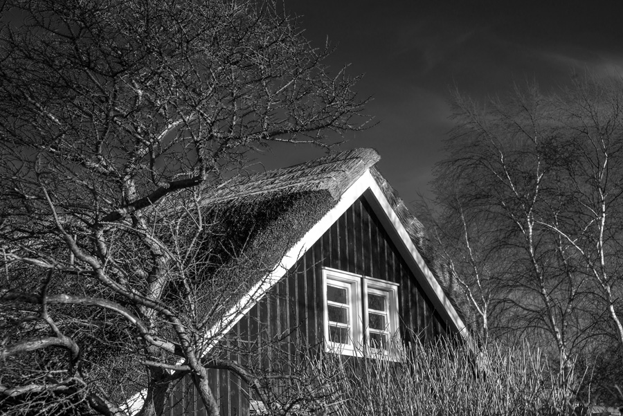 schönes Licht am Giebel