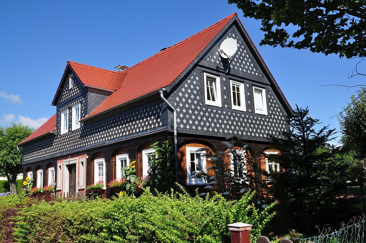 Schönes Neugersdorfer Umgebindehaus