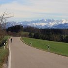 Schönes Oberbayern mit Blick ins Karwendelgebirge