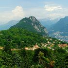 Schönes Tessin,- .... Blick vom Parco san Grato in Carona auf den ...