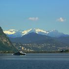 Schönes Tessin,- ... Lugano in der Morgensonne.