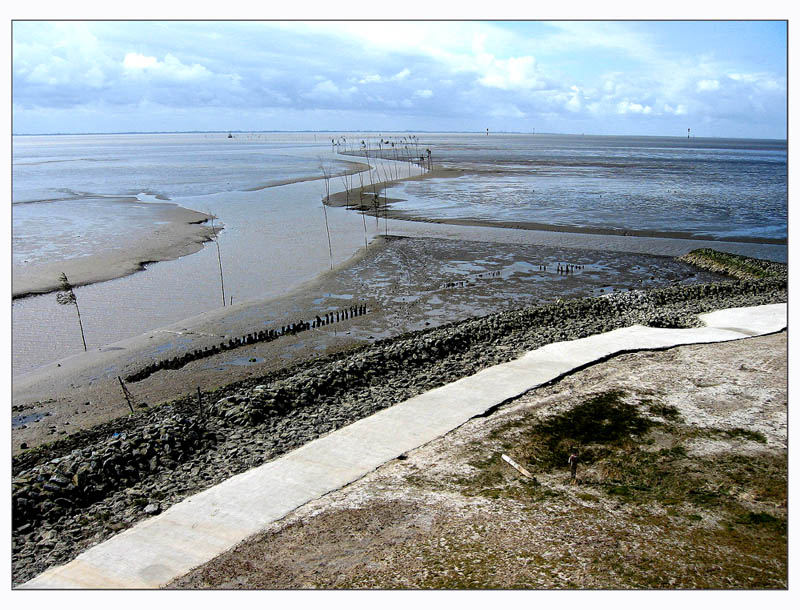 schönes, weites Wattenmeer