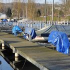 Schönes Wetter, aber die Segelsaison ist noch nicht eröffnet.