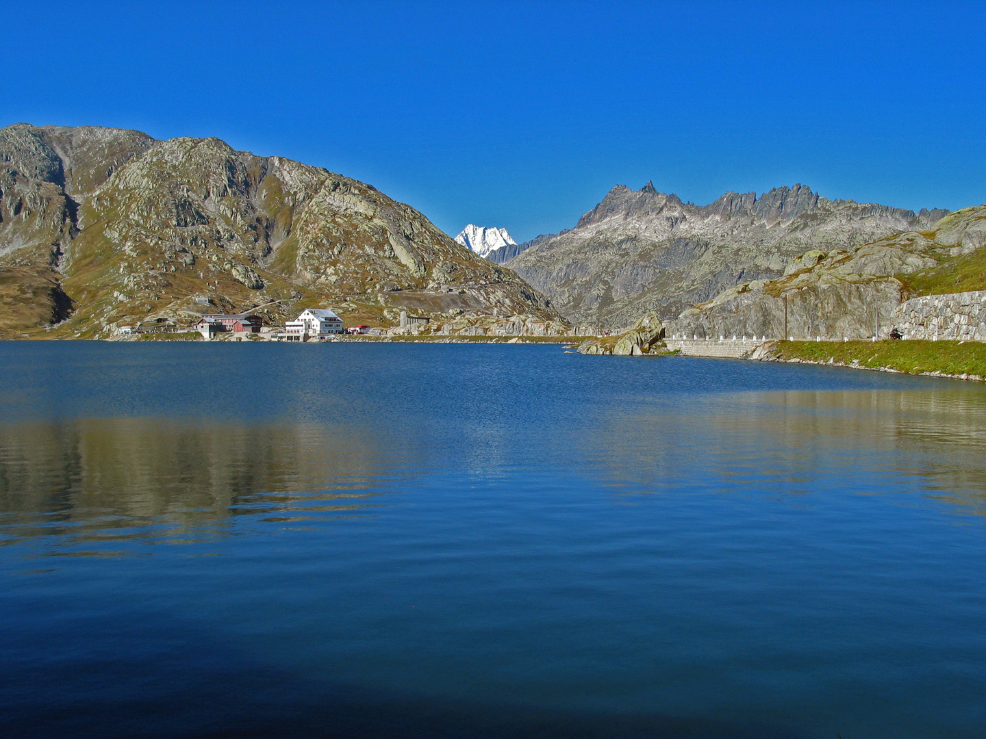 Schönes Wetter auf dem Grimselpass