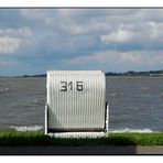 Schönes Wetter über Strandkorb No. 316