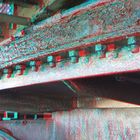 Schönheit, alter Rost, Industriekultur. Henrichshütte Hattingen. In 3-D Anaglyphen.