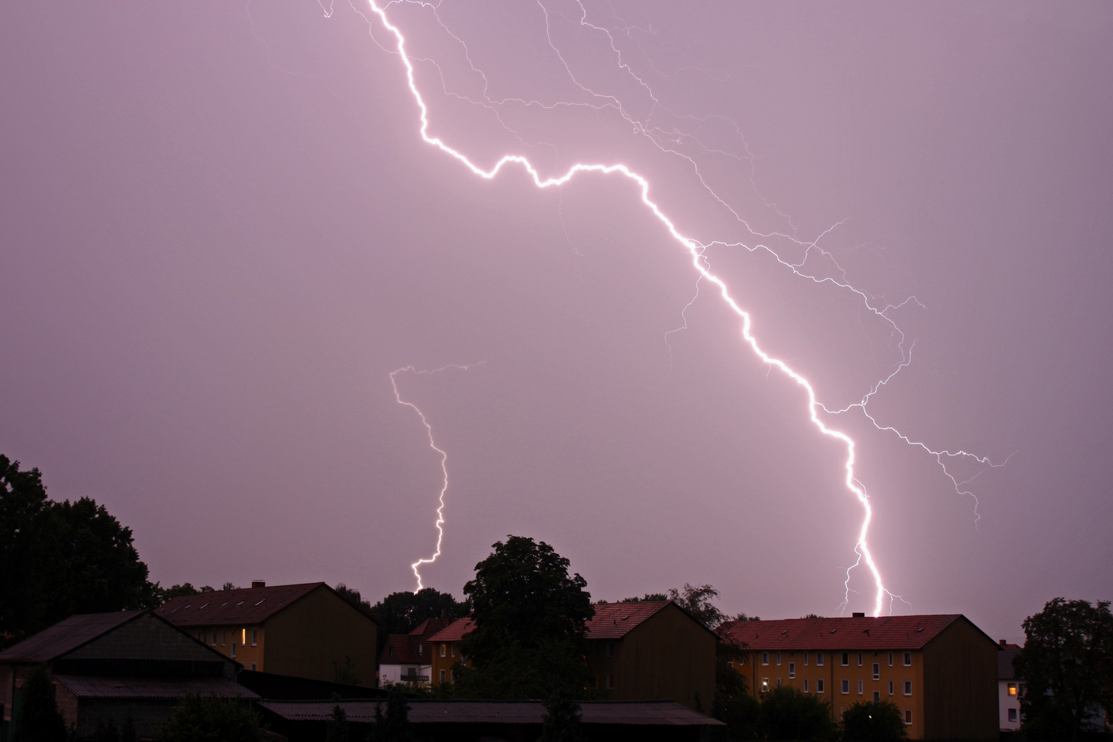 Schönheit von Unwettern