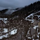 Schönmünzach an einem trüben Winterttag