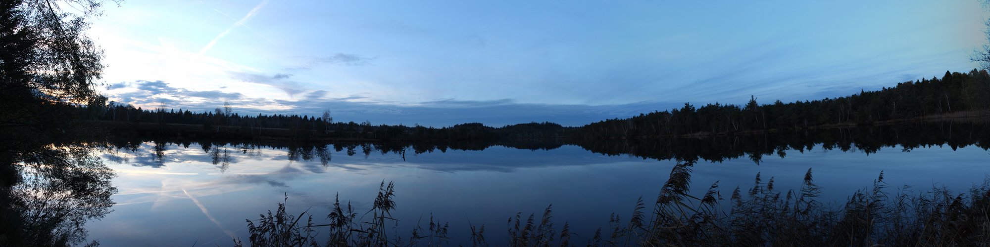 Schönramer Moor bei Sonnenuntergang