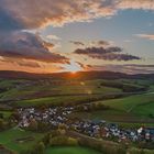 Schönsreuth mit Sonnenuntergang