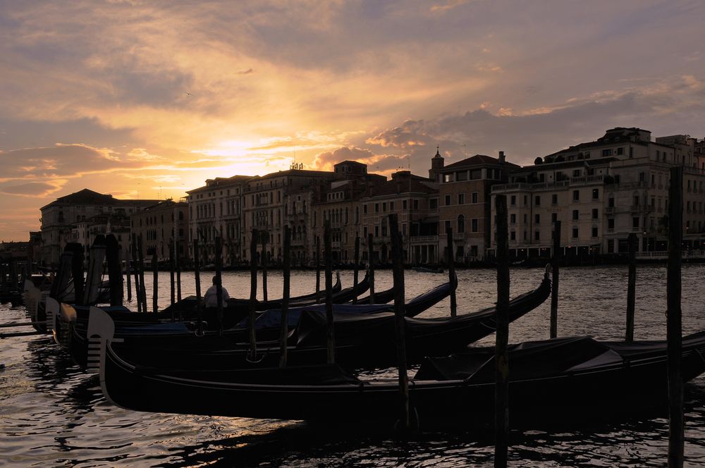 Schönste Zeit des Tages in Venedig