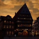 Schönster Fachwerkbau der Welt in Hildesheim:Knochenhaueramtshaus