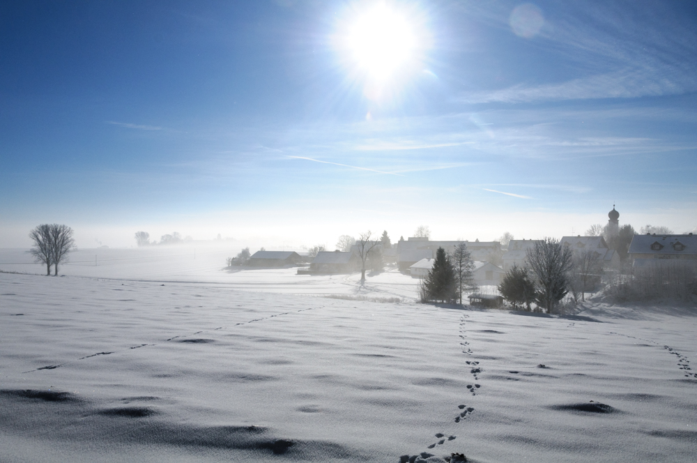 Schönstes Winterwetter