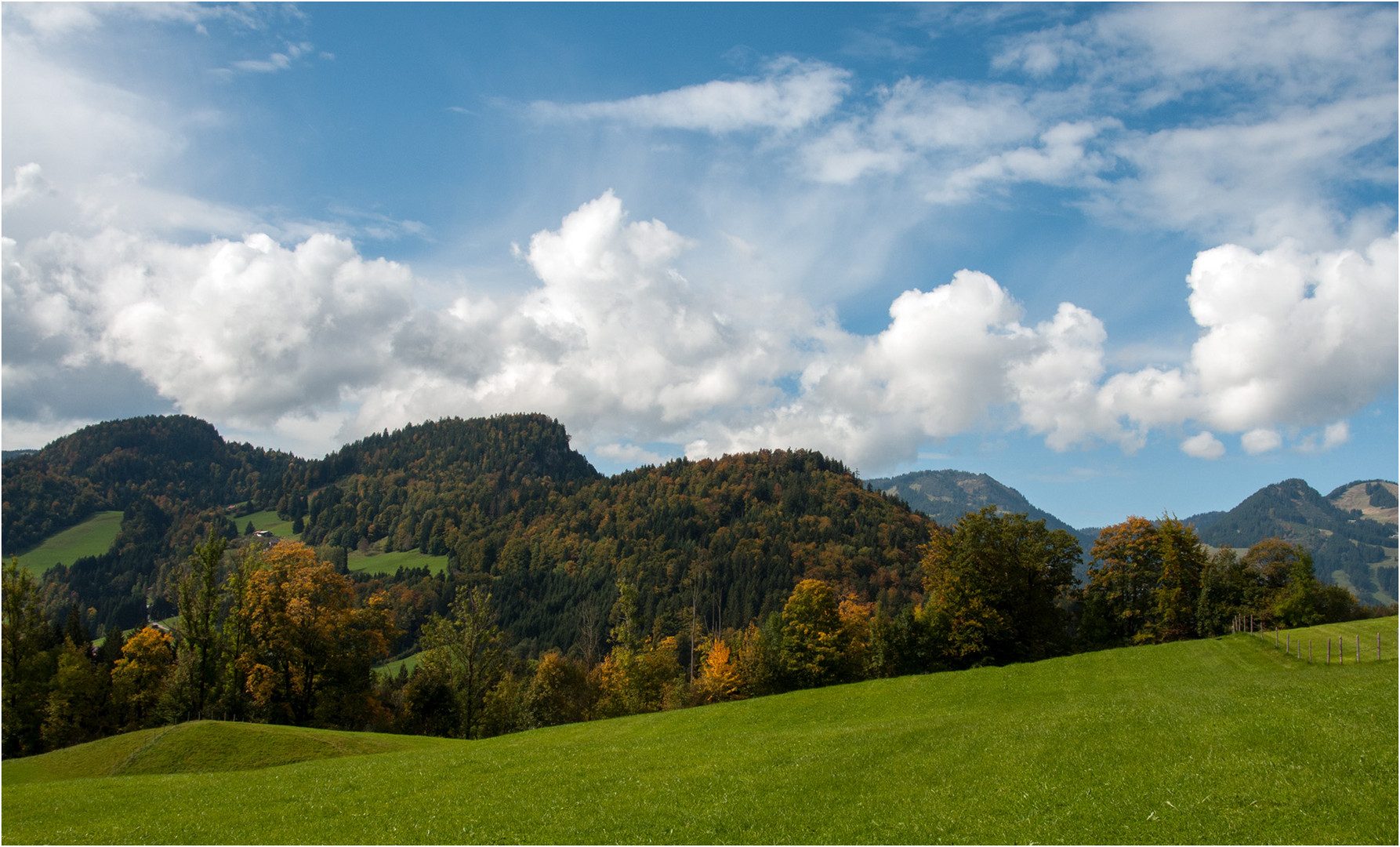 Schönwetterwölkchen ...