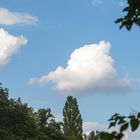 Schönwetterwolken über dem Zeuterner See