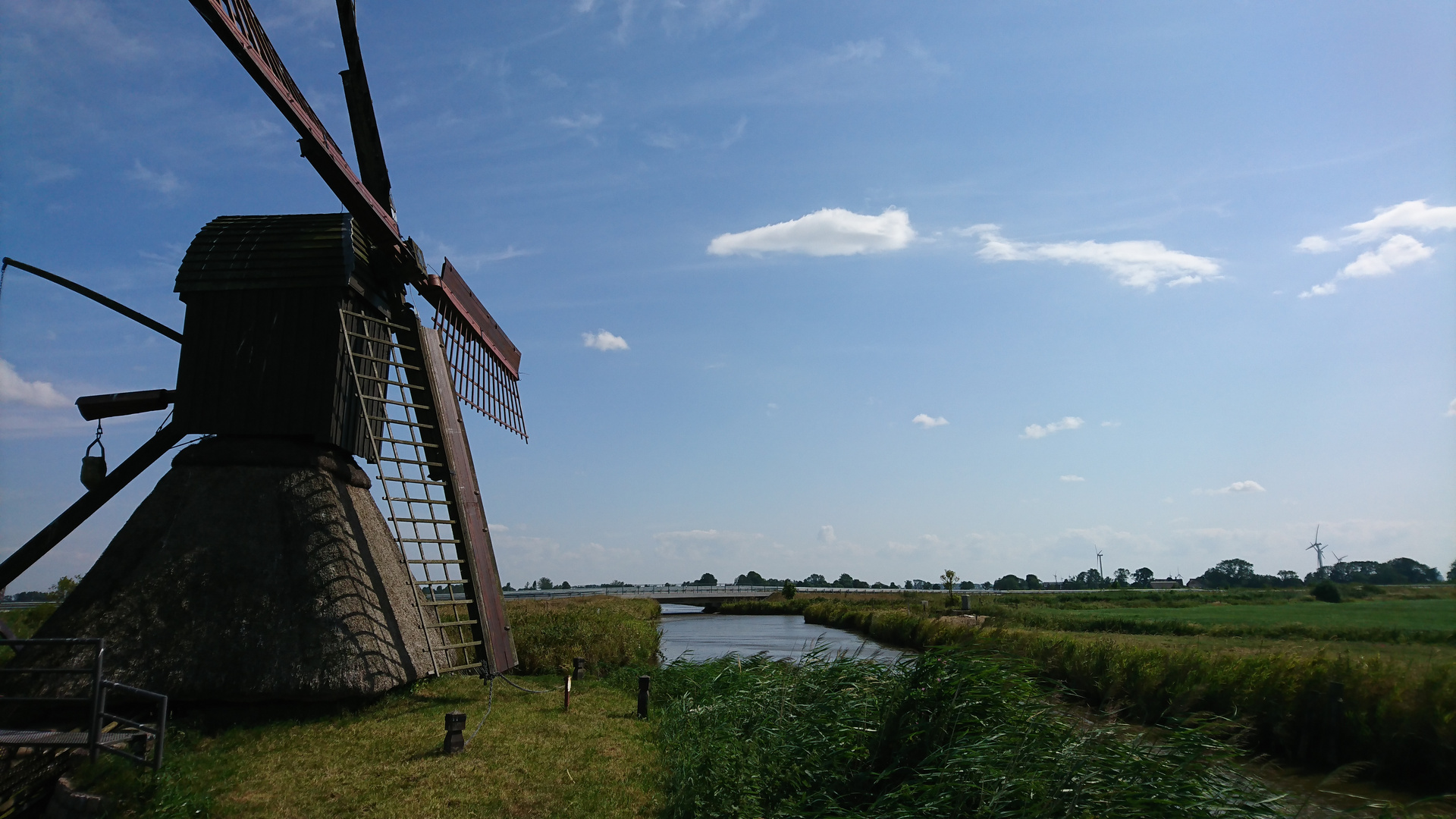 Schöpfmühle in Honigfleth in der Wilster Marsch