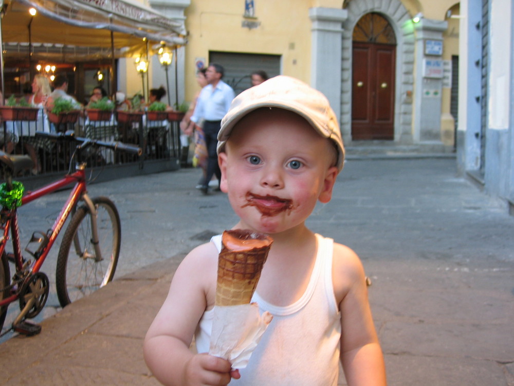 Schokoeis in Italien