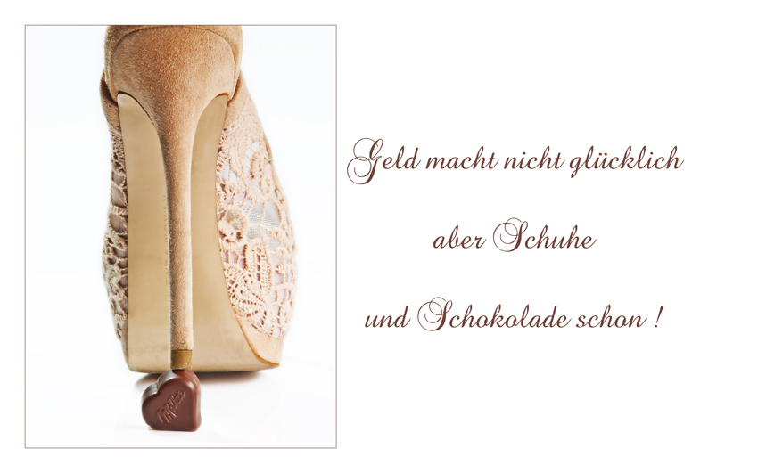 Schokolade und Schuhe