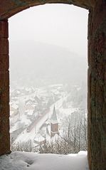 Schon der Edelfreie Helenger von Frankenstein schaute hier hindurch,