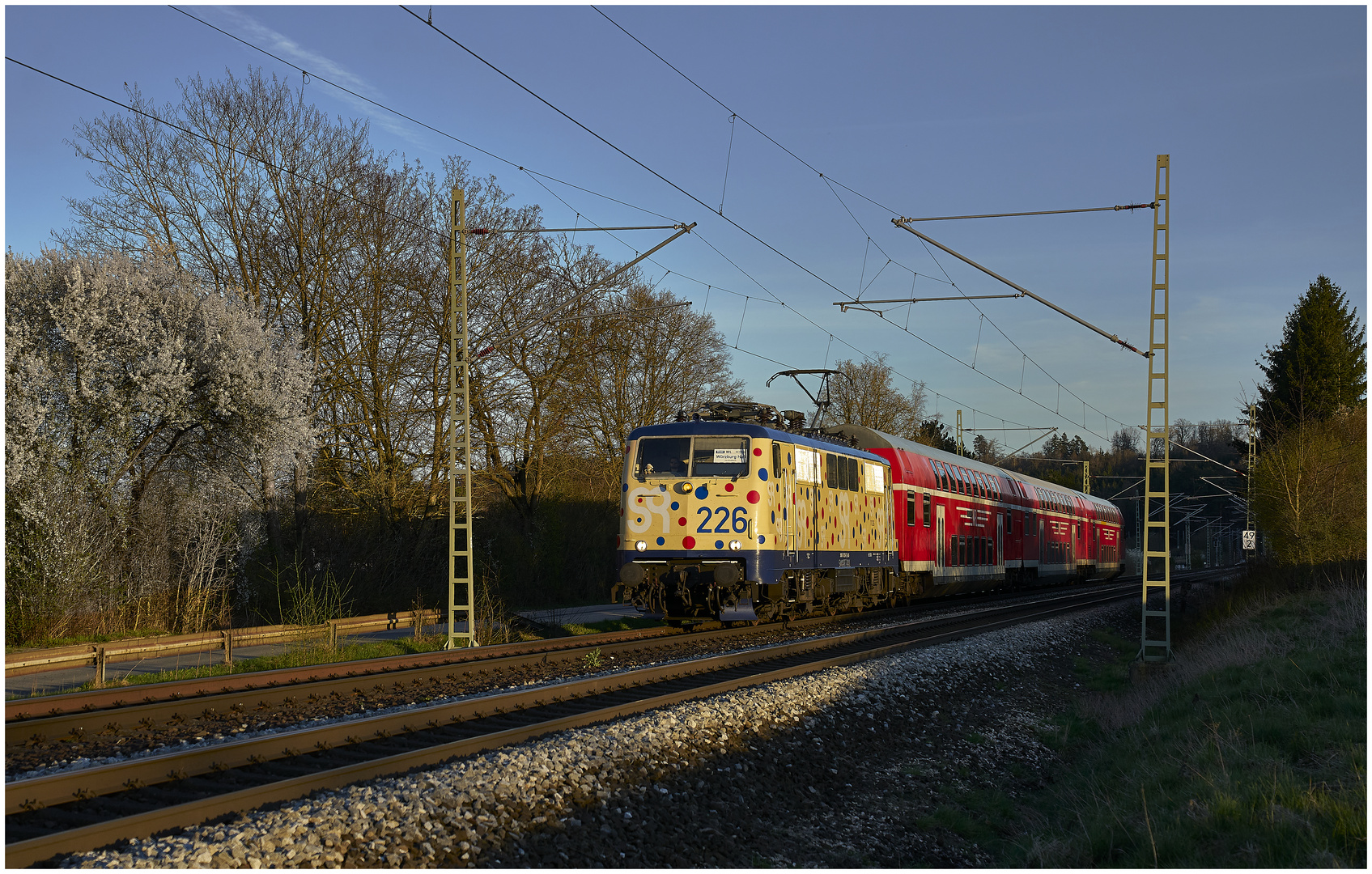 Schon in den Schatten gewandert