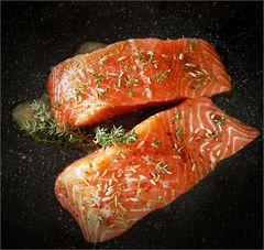 Schon mal nen Lachs mit Haxen gesehn?