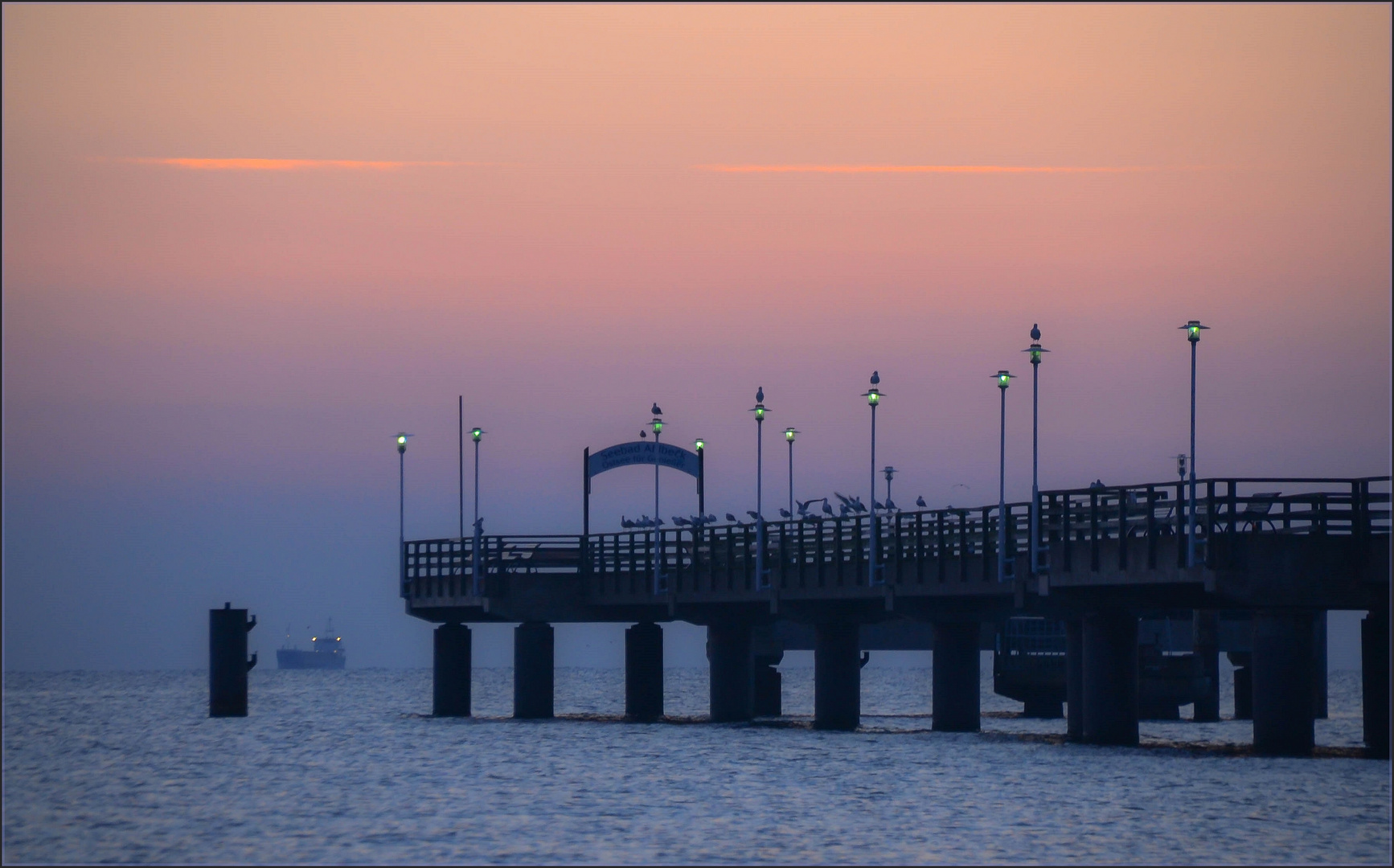 Schon vor Sonnenaufgang ...