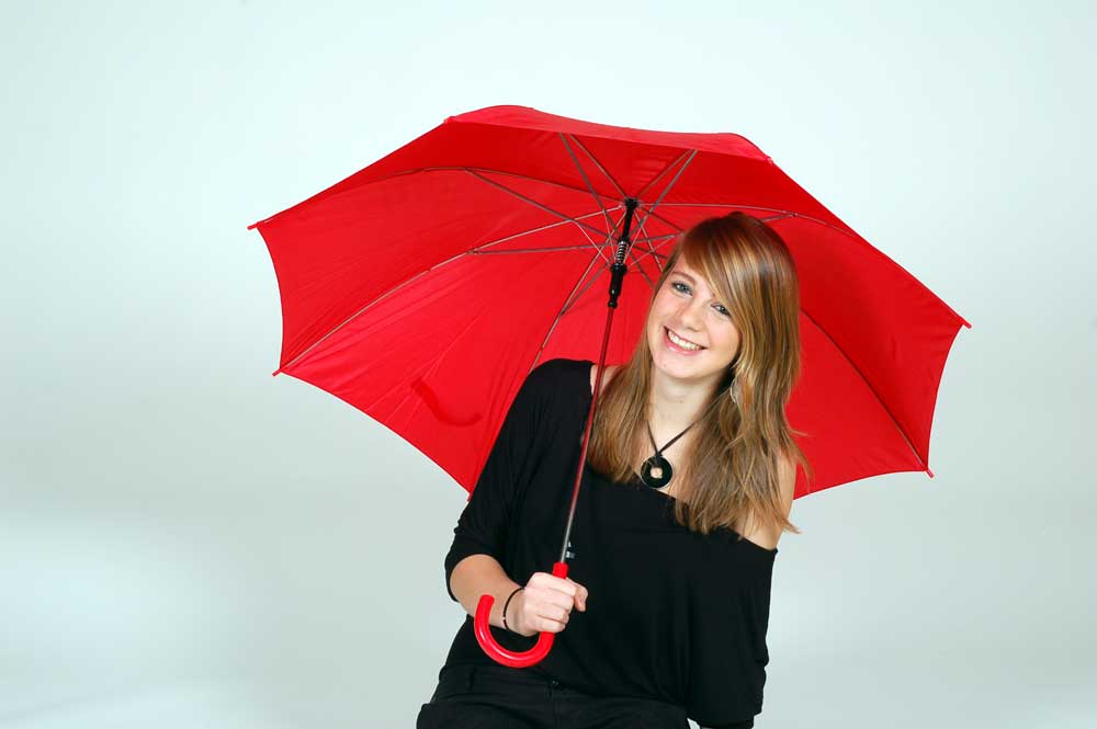 Schon wieder dieser rote Schirm!
