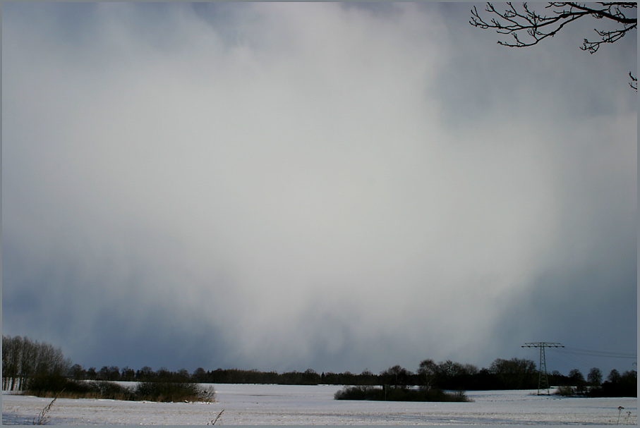 ..schon wieder eine Schneefront