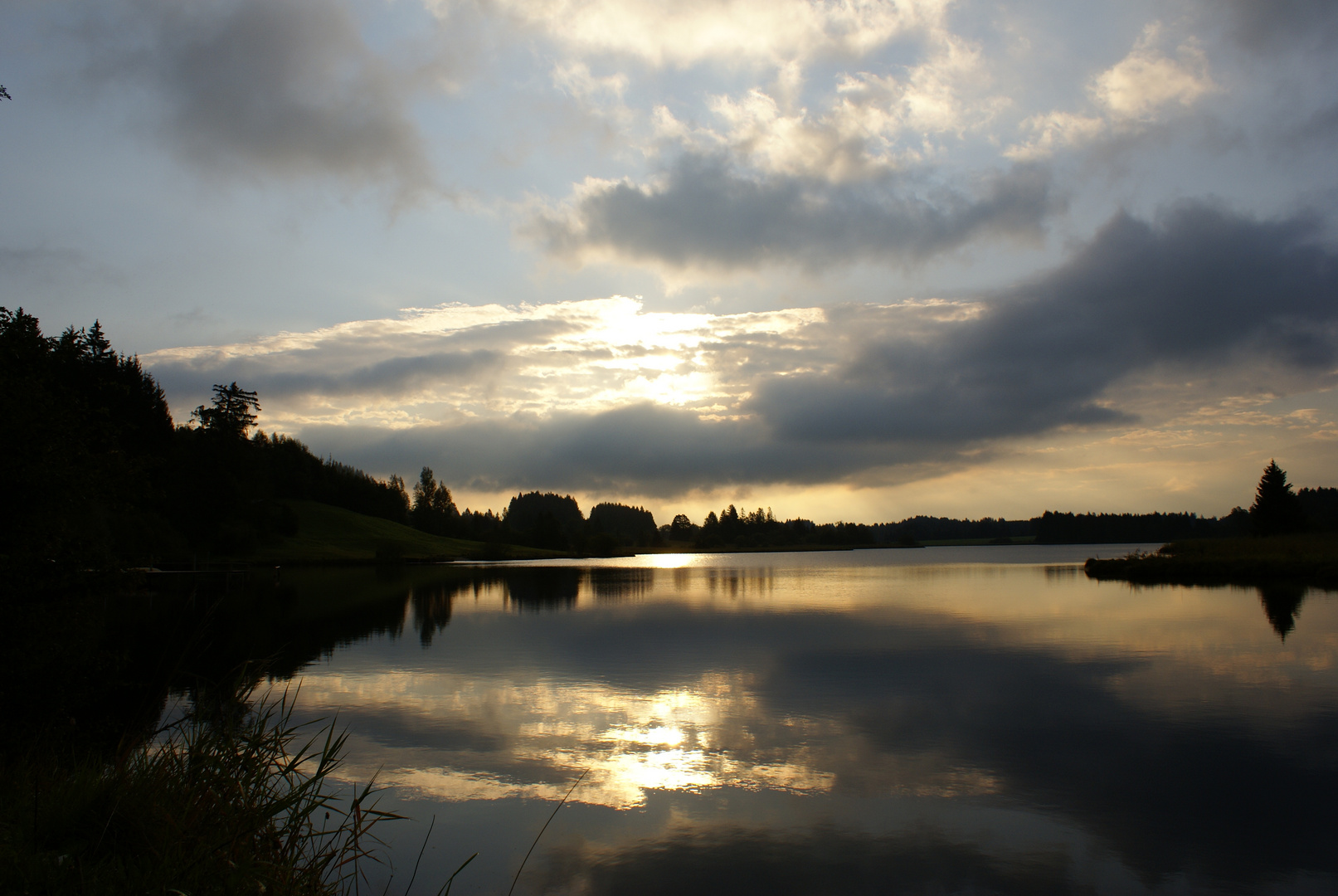 .... schon wieder morgens am Schwarzenbergerweiher:))