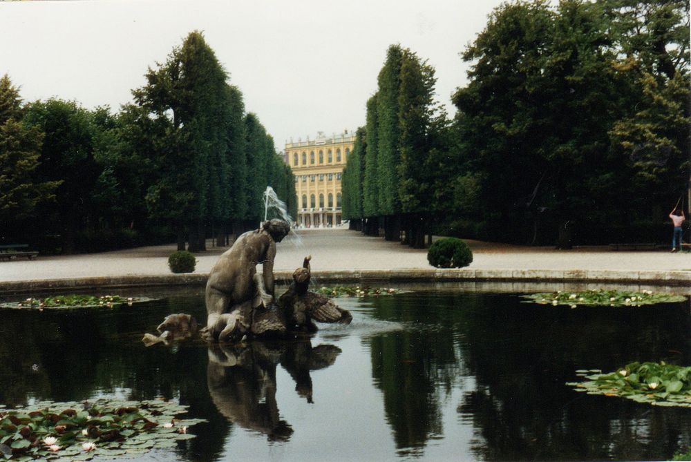 Schonbrunn Gardens - Vienna, Austria  cca. 1989