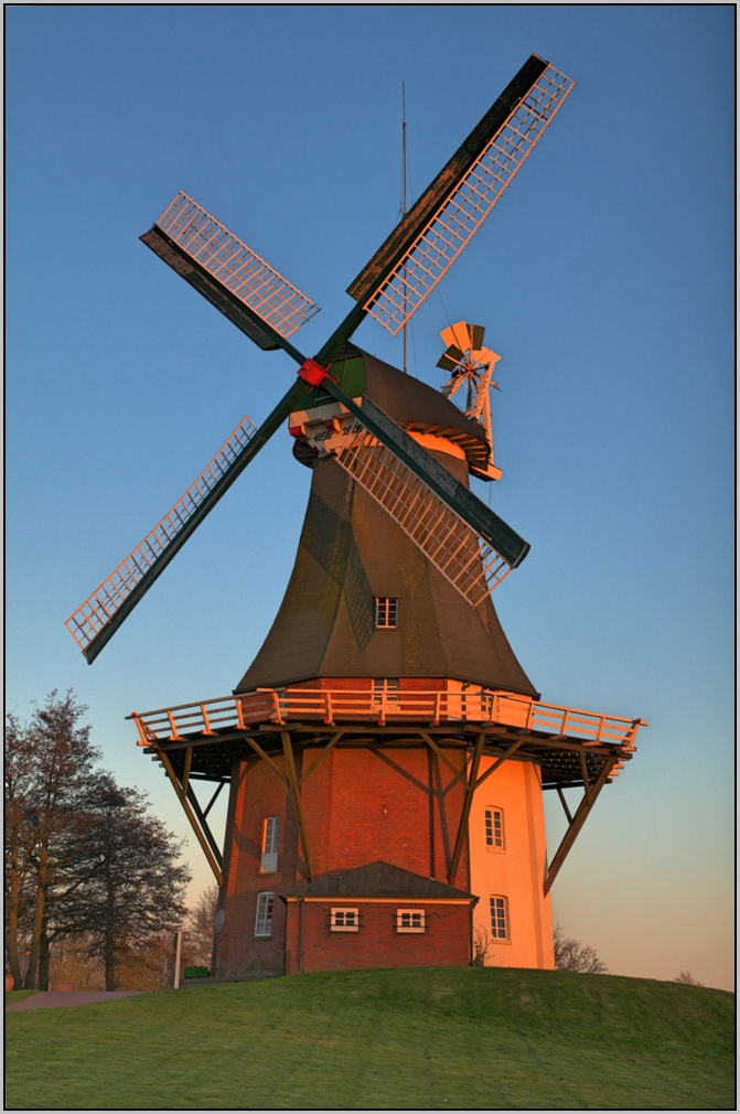 Schoofs Mühle vor dem Sturm ...