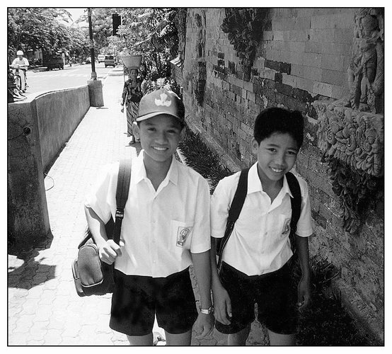 School Boys in Klungkung