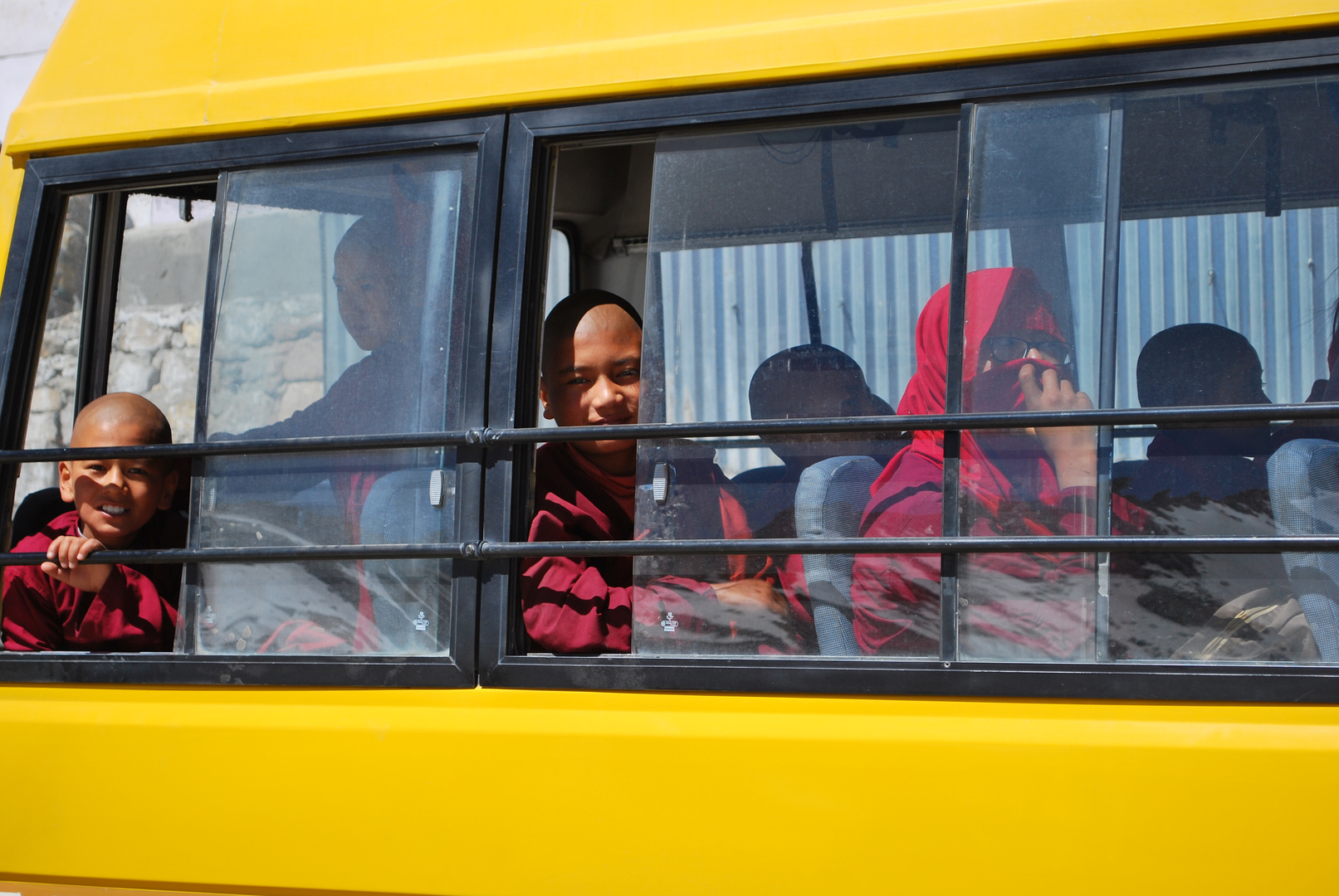 School Bus on Khardung La