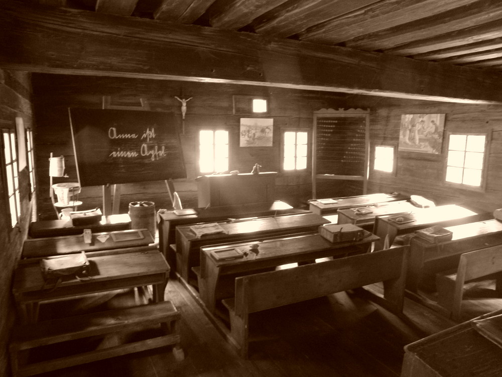 school class in Austria 19th century