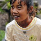 School girl in the Bali-Aga village