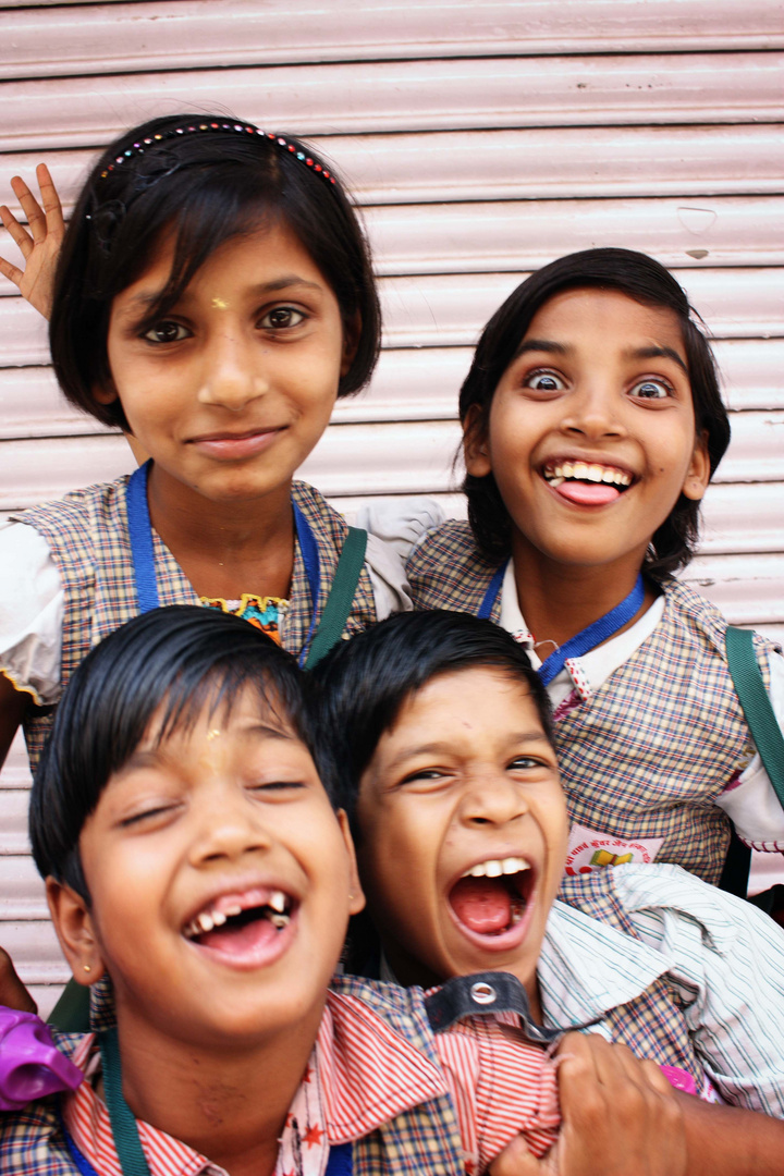 School kids in Jodpur