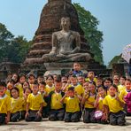 Schoolclass photo in Sukhothai