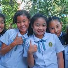 Schoolgirls group photo