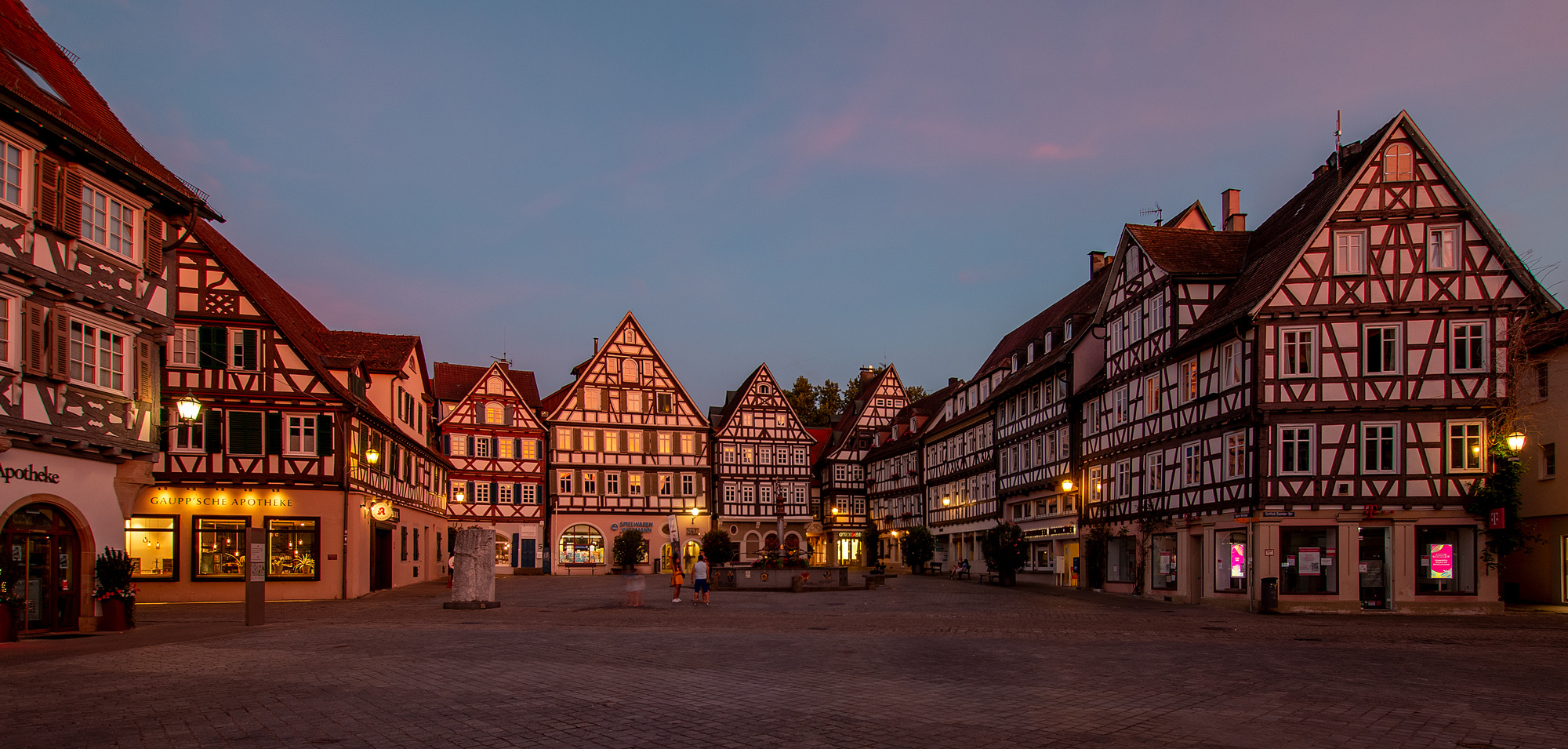 Schorndorf im letzten Abendlicht