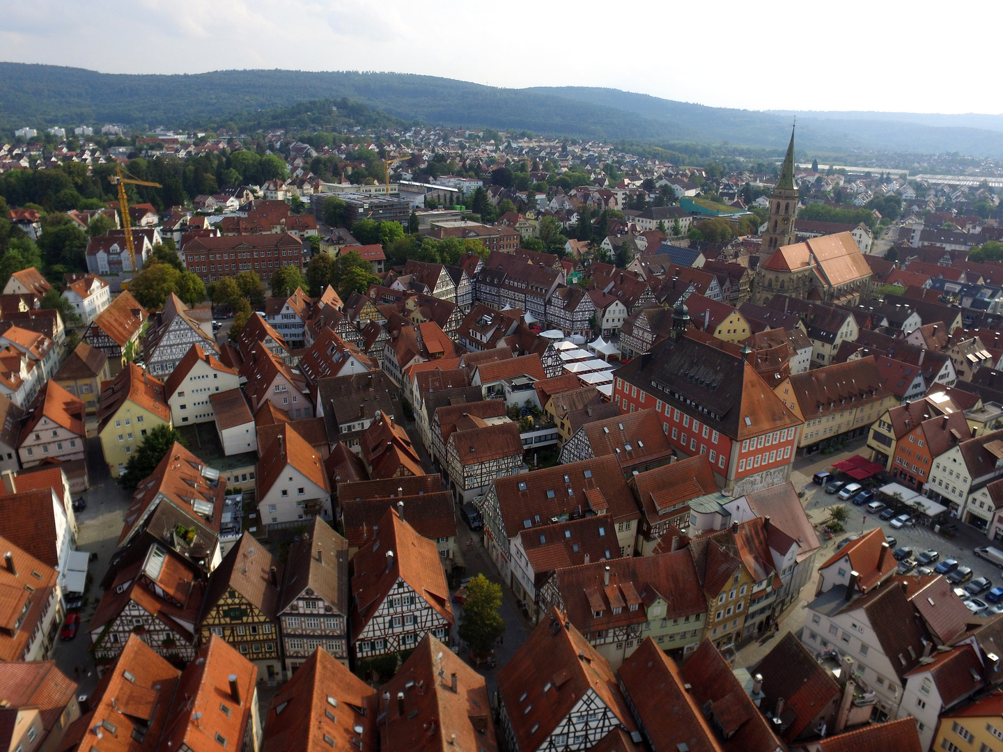 Schorndorf von oben