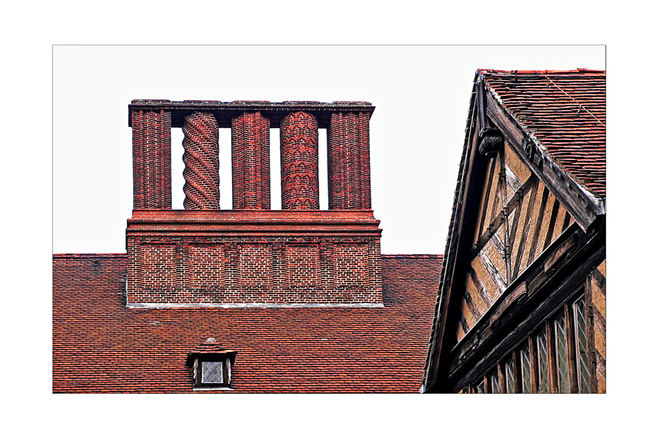 Schornsteinkunst am Schloss Cecilienhof