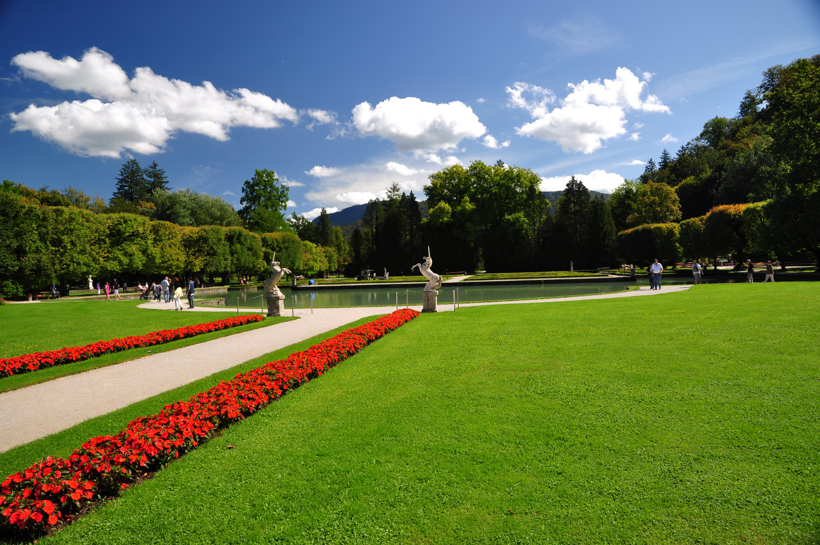 Schosspark Hellbrunn in Salzburg