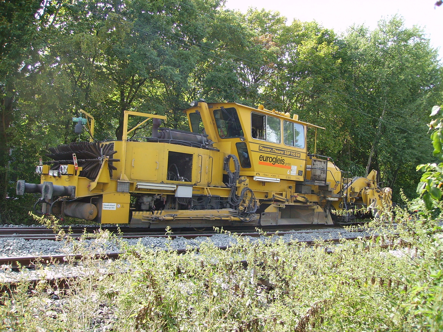 Schotterplaniermaschine