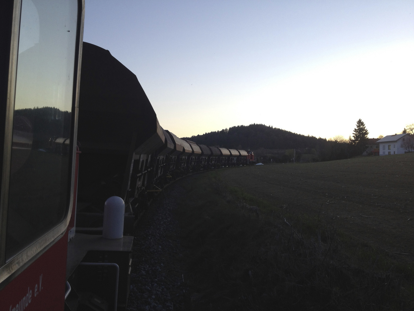 Schotterzug auf der Ilztalbahn