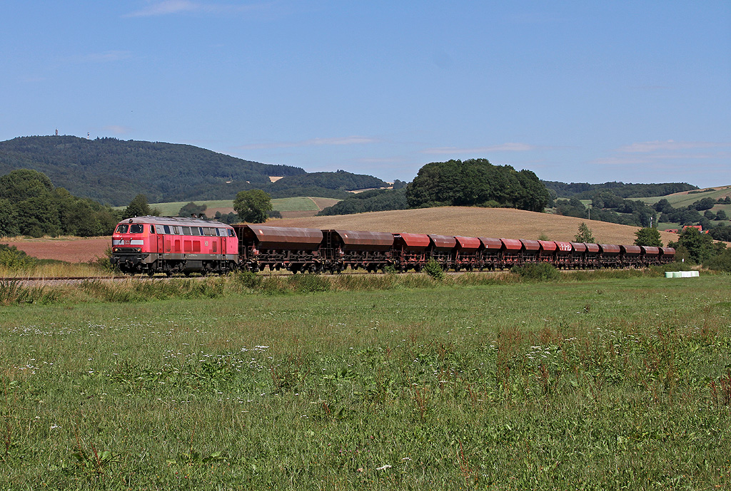 Schotterzug im Glantal