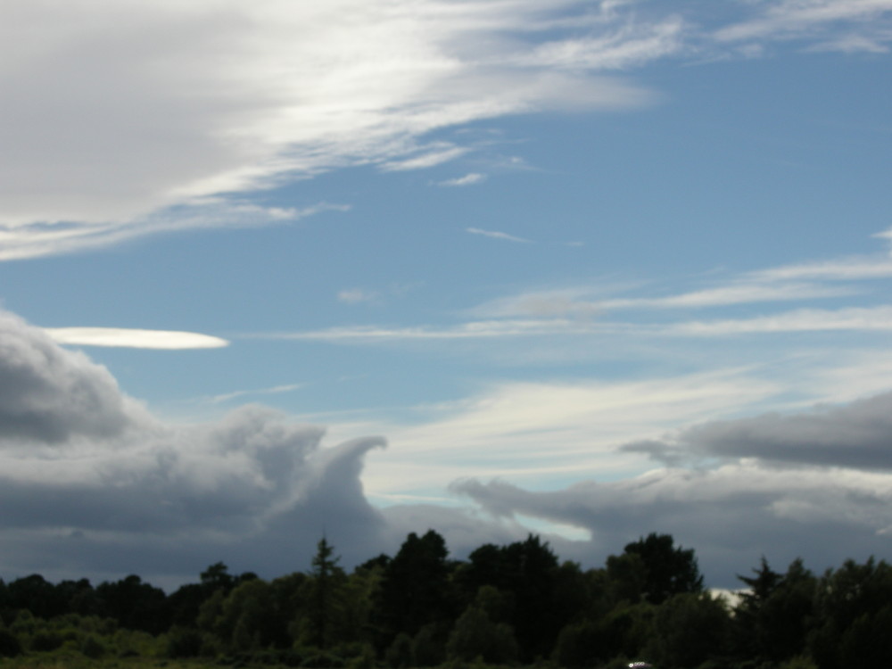 schottische Wolken